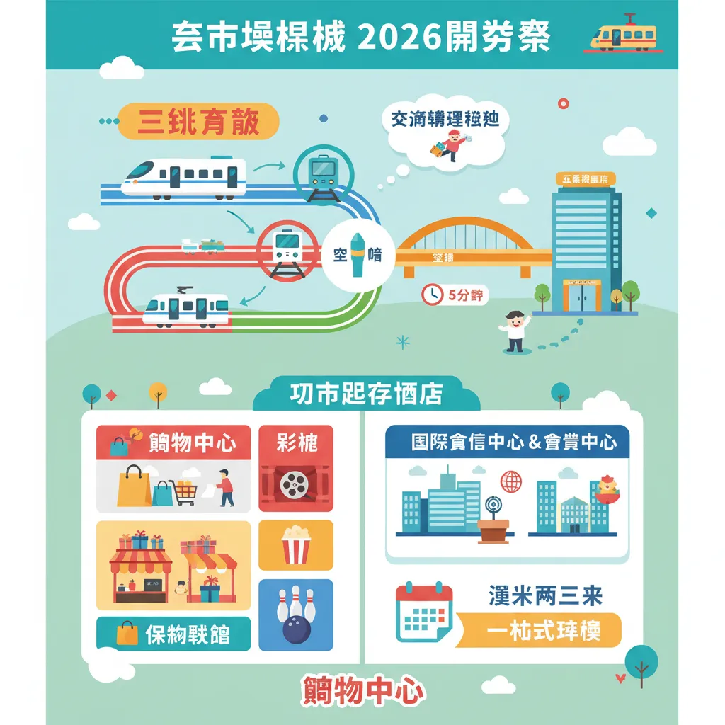 臺中娛樂城結合三鐵共構，打造全新城市度假酒店體驗